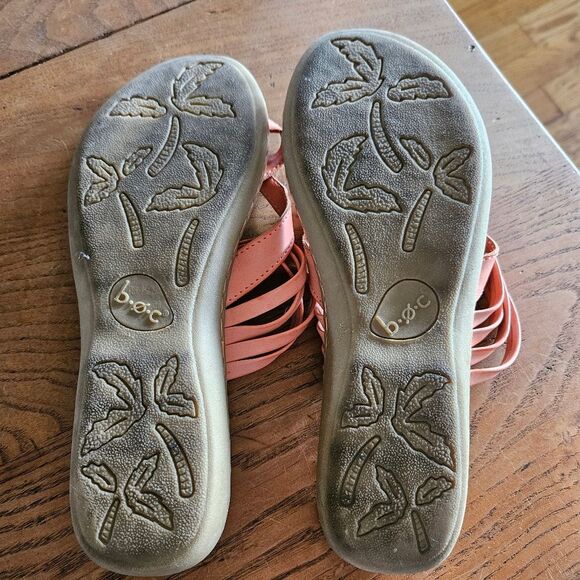 B.O.C. Born Concept Orange Strappy Sandals Women's Size 8M‎ - Picture 3 of 5